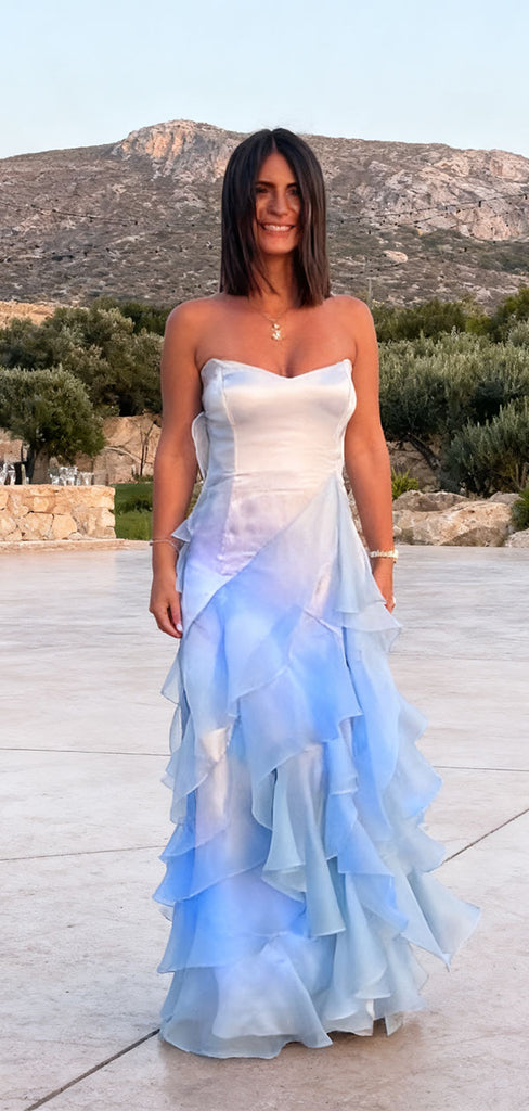 Elegant Blue Sweetheart Mermiad Long Prom Dress Ideas, Evening Party Dresses,WGP1649