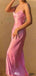 Sexy Square Spaghetti Strap Mermaid  Long Prom Dress Ideas, Evening Party Dresses,WGP1102