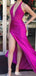 Sexy V-neck Halter Mermaid Long Prom Dress Ideas, Evening Party Dresses,WGP1174