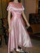 Casual Short Sleeves A-line Long Prom Dress Ideas, Evening Party Dresses,WGP1783