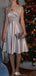Elegant V-neck A-line Short Mini Homecoming Dress,EPT630