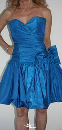 Elegant Strapless A-line Short Mini Homecoming Dress,EPT642