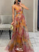 Elegant White Off-Shoulder A-Line Long Prom Dress Ideas, Evening Party Dresses,WGP1796