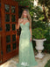 Elegant Green Sweetheart Mermaid Long Prom Dress Ideas, Evening Party Dresses,WGP1922