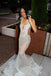 Unique White Sweetheart Mermaid Long Prom Dress Ideas, Evening Party Dresses,WGP1973