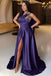 Elegant Green One-Shoulder Mermaid Long Prom Dress Ideas, Evening Party Dresses, WGP2030