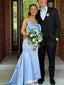 Elegant Strapless Mermaid Long Prom Dress Ideas, Evening Party Dresses,WGP1224
