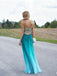 Unique Teal Sweetheart A-Line Long Prom Dress Ideas, Evening Party Dresses,WGP1700
