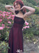 Casual Spaghetti Strap Straight Across A-line Long Prom Dress Ideas, Evening Party Dresses,WGP1246