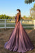 Gorgeous Purple Off-Shoulder Sleeveless Mermaid Long Prom Dress Ideas, Evening Party Dresses  , WGP1884