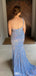 Elegant One-shoulder Sequins Mermaid Long Prom Dress Ideas, Evening Party Dresses,WGP1301