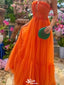 Gorgeous Strapless Straight Across A-line Unique Long Prom Dress Ideas, Evening Party Dresses,WGP1342