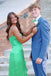 Elegant Green Sweetheart High Low Mermaid Long Prom Dress Ideas, Evening Party Dresses,WGP1677