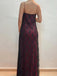 Elegant Red Spaghetti Strap Mermaid Long Prom Dress Ideas, Evening Party Dresses,WGP1664