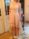 Popular Strapless Sweetheart Asymmetric A-line Long Prom Dress Ideas, Evening Party Dresses,WGP1123