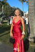 Sexy Spaghetti Straps Front Slit Party Dress Long Prom Dresses to Impress, WGP966