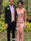 Elegant V-neck Spaghetti Strap Mermaid Long Prom Dress Ideas, Evening Party Dresses,WGP1394