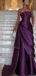 Gorgeous Purple Sweetheart A-Line Long Prom Dress Ideas, Evening Party Dresses, WGP1588