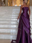 Gorgeous Purple Sweetheart A-Line Long Prom Dress Ideas, Evening Party Dresses, WGP1588