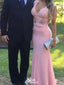 Elegant V-neck Lace Mermaid Long Prom Dress Ideas, Evening Party Dresses,WGP1492