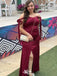 Elegant Off-shoulder Mermaid Long Prom Dress Ideas, Evening Party Dresses,WGP1566