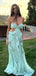 Elegant Mint Green Sweetheart Mermaid Long Prom Dress Ideas, Evening Party Dresses,WGP1654