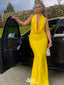 Gorgeous Halter Sleeveless Mermaid Long Prom Dress Ideas, Evening Party Dresses,WGP1601