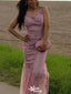 Gorgeous V-neck Lace Mermaid Long Prom Dress Ideas, Evening Party Dresses,WGP1615