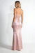 Sexy Satin Corset Prom Dress Sleeveless Cowl Neck Ruched Mermaid Evening Party Gown,WGP2057
