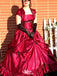 Gorgeous Short Sleeves A-line Long Prom Dress Ideas, Evening Party Dresses,WGP1710