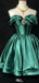 Elegant Strapless Sweetheart  A-line Short Mini Homecoming Dress,EPT568