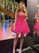 Unique Sweetheart Sleeveless Ruffle Cheap Short Homecoming Dresses, EPT149
