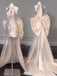 Shiny Pink Halter Mermaid Short Homecoming Dresses For Party, EPT675