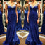 Royal Blue Shinning Sequin Cheap Long Prom Dress, WG565