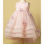 Light Pink Tulle Handmade Flower Little Girl Dresses, Cheap Flower Girl Dresses, FG071