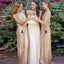 Unique Mismatched Popular Inexpensive Sequin Long Bridesmaid Dresses, WG108