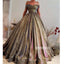 Off the Shoulder Sparkle Long Prom Dresses PG1144
