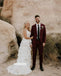 Elegant V-neck Princess Long Wedding Dress WDH055